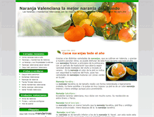 Tablet Screenshot of naranja-valenciana.com